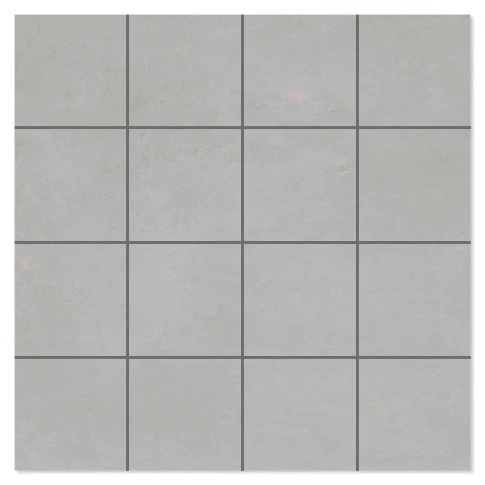 Mosaik Klinker Freestone Silver Matt 30x30 (7x7) cm